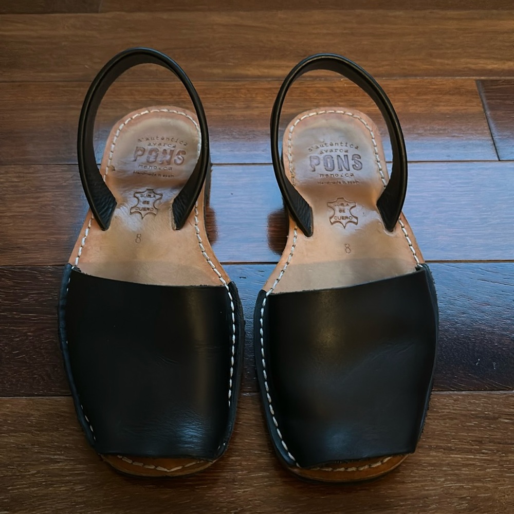 PONS Avarca Menorca black size 8/38